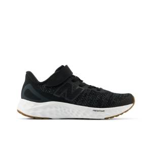 New Balance Kids' Fresh Foam Arishi v4 Bungee Lace Running Shoes - Black (PAARIAB4)
