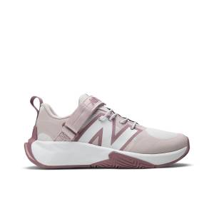 New Balance Kids' FuelCell Play Bungee Lace with Top Strap Shoes - White / Pink (PFCY1UW)