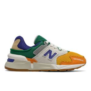 New Balance 997 Sport Kids' Pre-School Lifestyle Shoes - Orange / Blue (PS997JHX)
