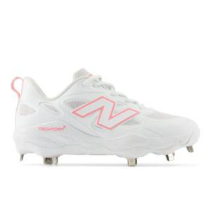 New Balance Women's Fresh Foam X Velo v4 Metal Softball Shoes - White (SMVELOM4)