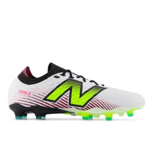New Balance Unisex TEKELA PRO LOW LACED FG V4+ Soccer Shoes - White (ST1FLH45)