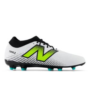 New Balance Unisex TEKELA MAGIQUE FG V4+ Soccer Shoes - White / Black (ST3FH45)