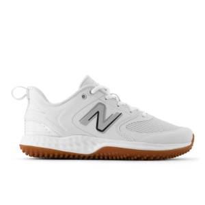 New Balance Fresh Foam Velo v3 Turf-Trainer Softball Shoes - White (STVELOW3)