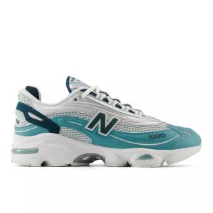 New Balance Unisex 1000 Lifestyle Sneakers Shoes - Green / White (U10005LE)