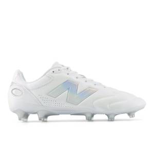 New Balance Unisex 442 Elite FG V3 Soccer Shoes - White / Grey (U41F2D7)