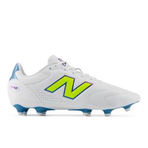 New Balance Unisex 442 Pro FG V3 Soccer Shoes - White / Green (U42F18T)