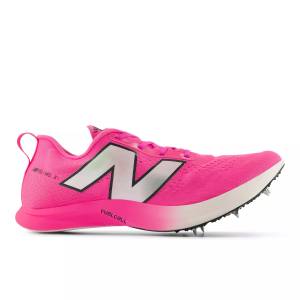 New Balance Unisex Gabby Thomas FuelCell SuperComp MD Shoes - Pink / White (UELRS6J6)