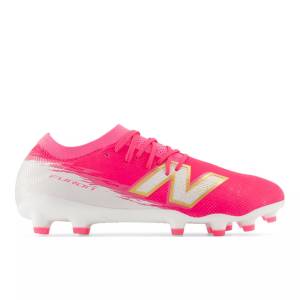 New Balance Unisex Furon Women's Elite MG V8 Shoes - Pink / White / Brown (UF1MW2U1)