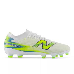 New Balance Unisex Furon Women's Team MG V9 Shoes - White / Green (UF3MW44K)