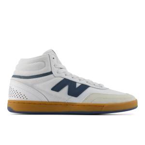 New Balance Unisex NB Numeric 440v2 High Skateboarding Shoes - White / Blue (UN440HJC)