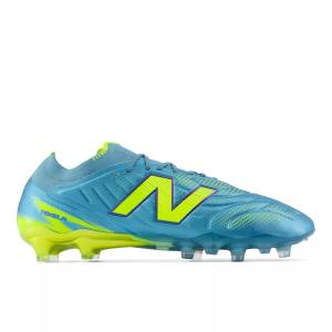 New Balance Unisex Tekela Elite Low Laced FG V5 Soccer Shoes - Blue / Green (UT1FL4GK)