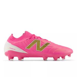 New Balance Unisex Tekela Women's Elite Low MG V5 Shoes - Pink / Brown (UT1MW202)