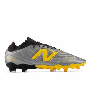 New Balance Unisex Tekela Team Low Laced FG V5 Soccer Shoes - Grey (UT3FL1SW)