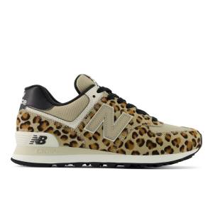 New Balance Women's 574 Sneakers Shoes - Brown / Beige / Black (W574PN)