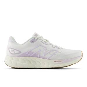 New Balance Fresh Foam 680v8 Women's Running Shoes - White / Purple (W680ST8)