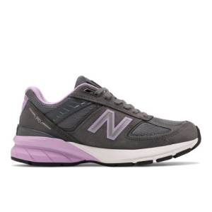 New Balance Made IN USA 990v5 Women's Lifestyle Shoes - Grey / Violet (W990DV5)
