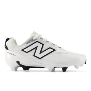 New Balance Women's BurnX5 Lacrosse Shoes - White / Grey (WBURNLW5)