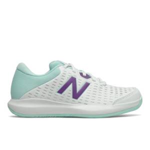 New Balance 696v4 Women's Tennis Shoes - White (WCH696M4)