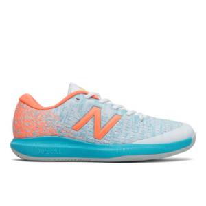 New Balance FuelCell 996v4 Women's Tennis Shoes - White / Orange (WCH996P4)