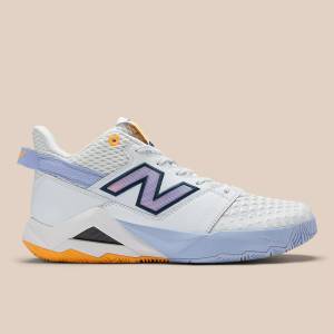 New Balance Women's Coco CG2 Tennis Shoes - White / Purple (WCHCOCAA)