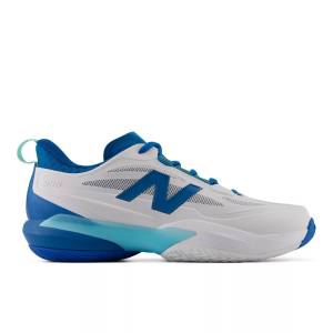 New Balance Women's FuelCell 996v7 Tennis Shoes - Grey / Blue (WH9964ZX)