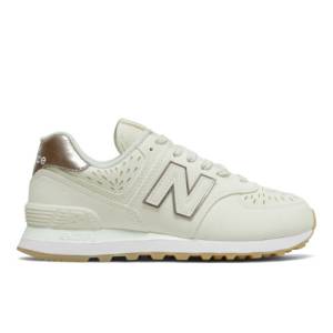 New Balance 574 Women's Lifestyle Shoes - Off White (WL574SLP)