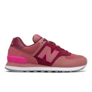 New Balance 574 Women's Lifestyle Shoes - Red (WL574WH2)