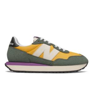 New Balance 237 Women's Lifestyle Shoes - Gold / Green (WS237SB)