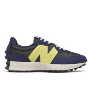 New Balance 327 Women's Lifestyle Shoes - Black / Yellow (WS327CC)