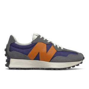 New Balance 327 Women's Lifestyle Shoes - Grey / Navy (WS327WR1)