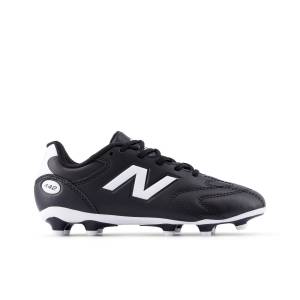 New Balance Kids' 442 Team Jnr FG V3 Shoes - Black / White (Y43F1OW)