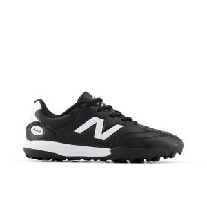 New Balance Kids' 442 Team Jnr TF V3 Shoes - Black / White (Y43T10H)